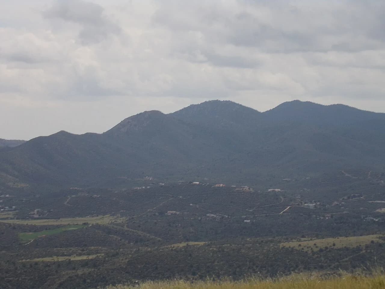 Vista al sur desde Glassford Hill · Prescott Valley