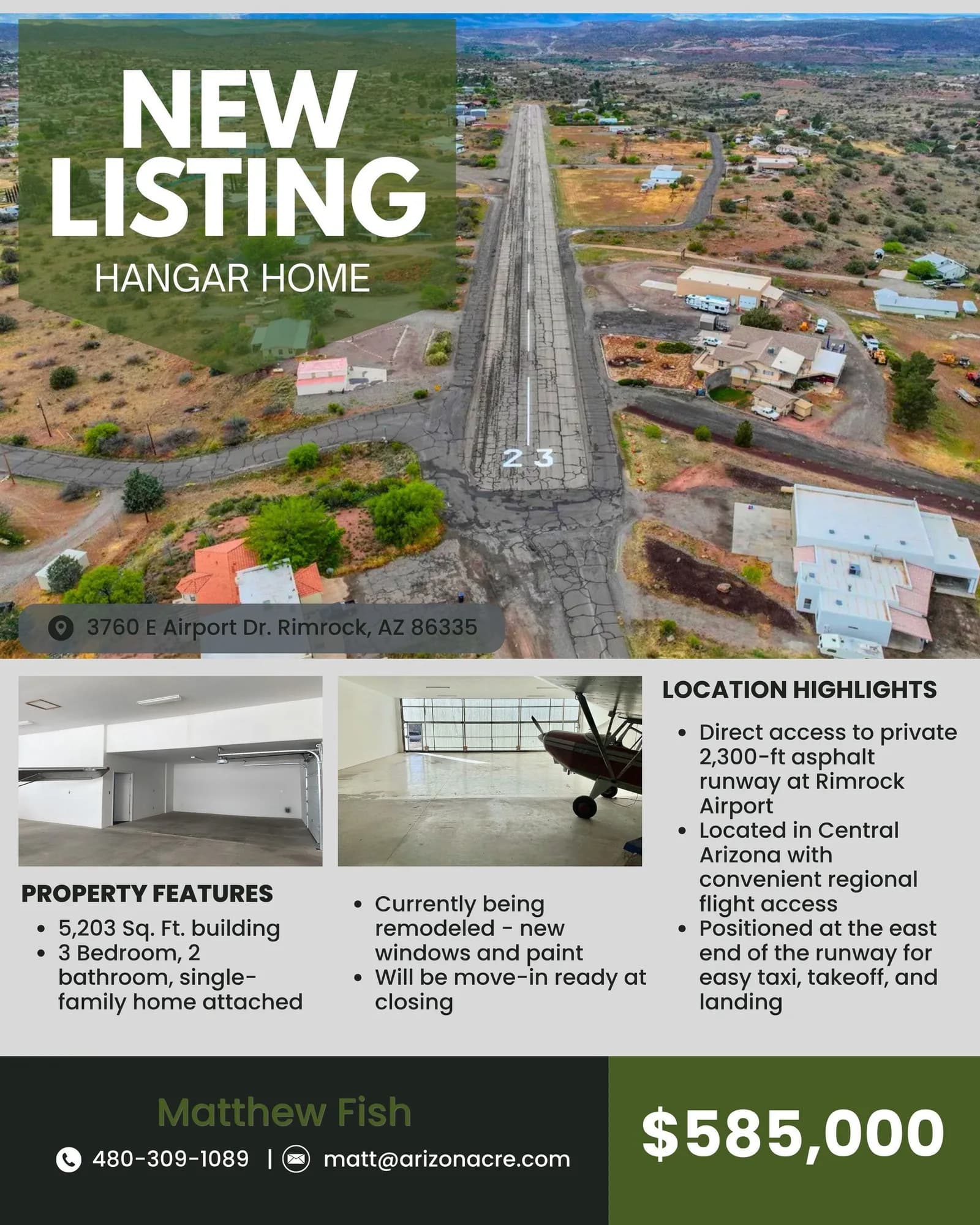 3760 E Airport Dr, Rimrock, AZ 86335 · Imagen de la ficha de TDH